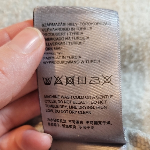 SuperDry Women's US 6 Japan Edition Tokyo Over-sized Long-line Gray Sweat Shirt - Picture 9 of 12